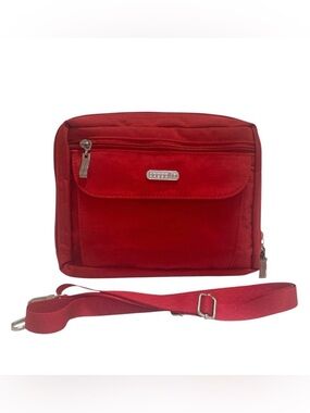 Baggallini Red Nylon Crossbody - Like New